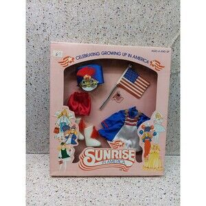 RARE 1982 Sunrise in America Fashion 4th of July Parade Outfit 8" Doll Gatabox